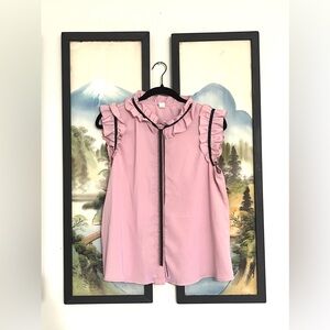 J-Fashion Style Pink Blouse